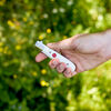 Outdoor, 3-inch, Flipper Folding Pocket Knife, White G10, small 4