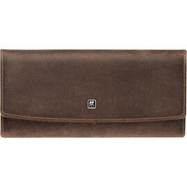 Kalfsleer Etui Met Drukknoop