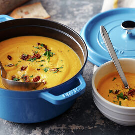 4 qt, Round, Cocotte, Ice-blue