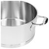 Atlantis 7, 24 cm 18/10 Stainless Steel Stew pot with lid silver, small 6