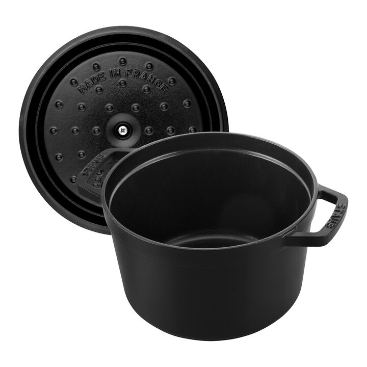グランドココット, グランドココット 20 cm, ラウンド, ブラック, 鋳鉄, large 3