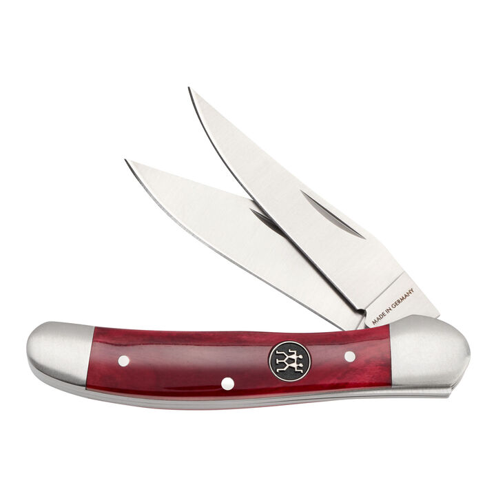 Outdoor, 2.75-inch, Copperhead Folding Pocket Knife, Red Smooth Bone, large 1