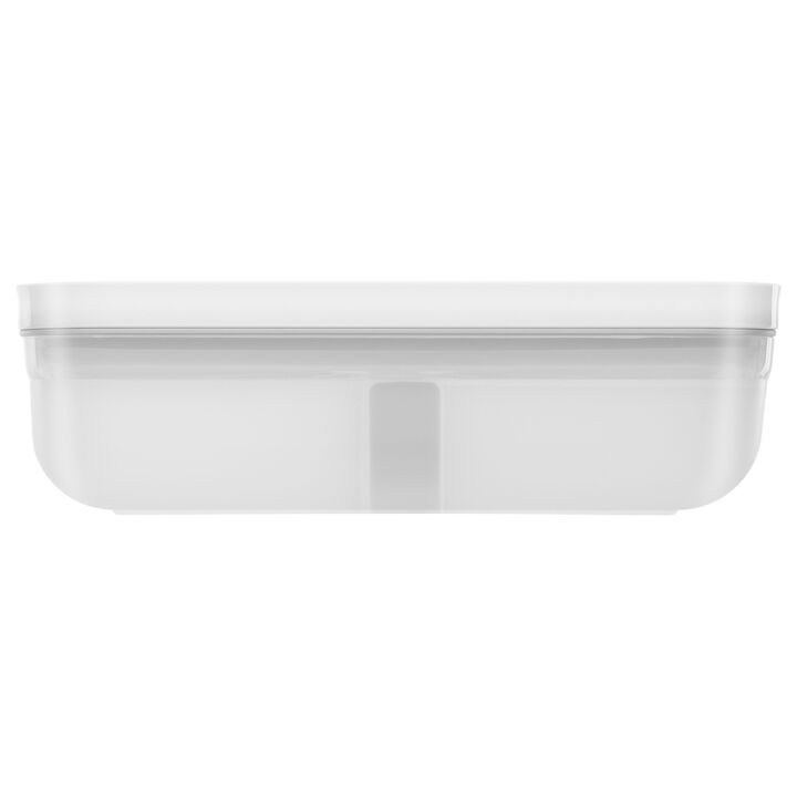 Fresh & Save, Vakuum Lunchbox Set, 3-tlg. / L flach, Semitransparent-Grau, Kunststoff, large 3