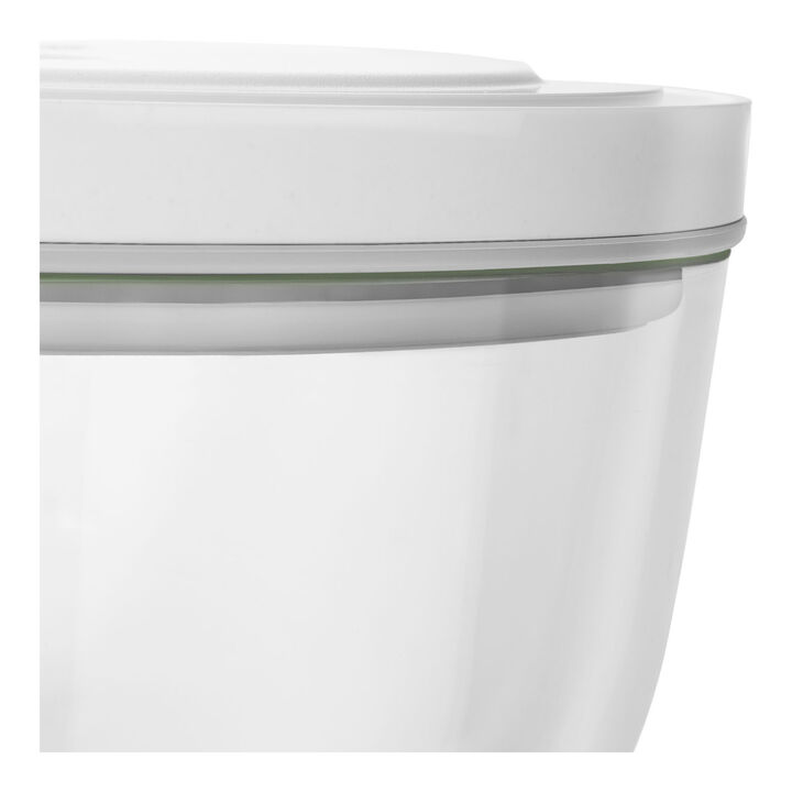 Fresh & Save BOWLS, Vacuum bowl set S/M/L / 13 Piece, glass, transparent-white, large 3