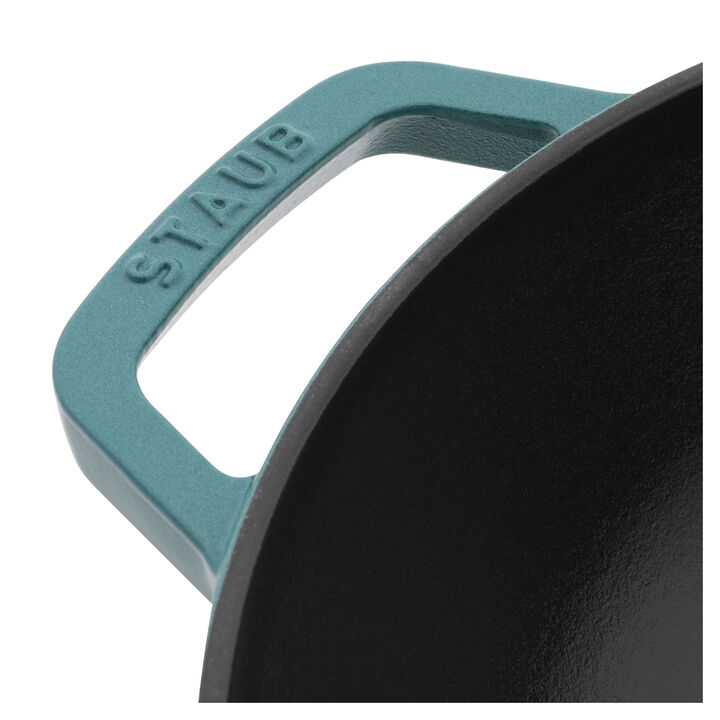 Cast Iron, 12-inch, Perfect Pan, Turquoise, large 2