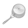 Motion Stainless Steel,  stainless steel round Sauce pan with lid, silver, small 4