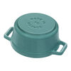 鋳物ホーロー鍋, ピコ・ココット 10 cm, ラウンド, ミント, 鋳鉄, small 4