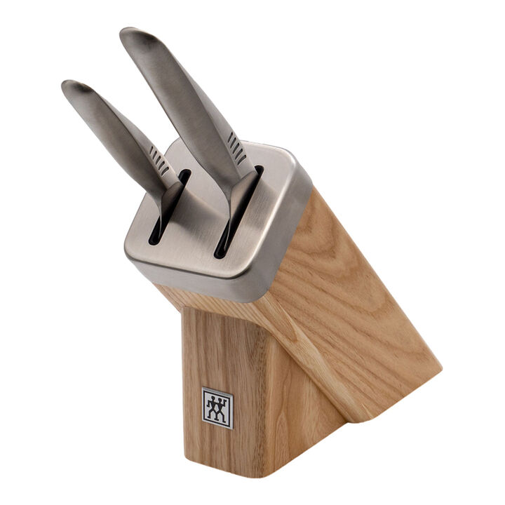 ツイン フィンII, 3-個, セルフシャープニングナイフブロックセット, ナチュラル, large 1