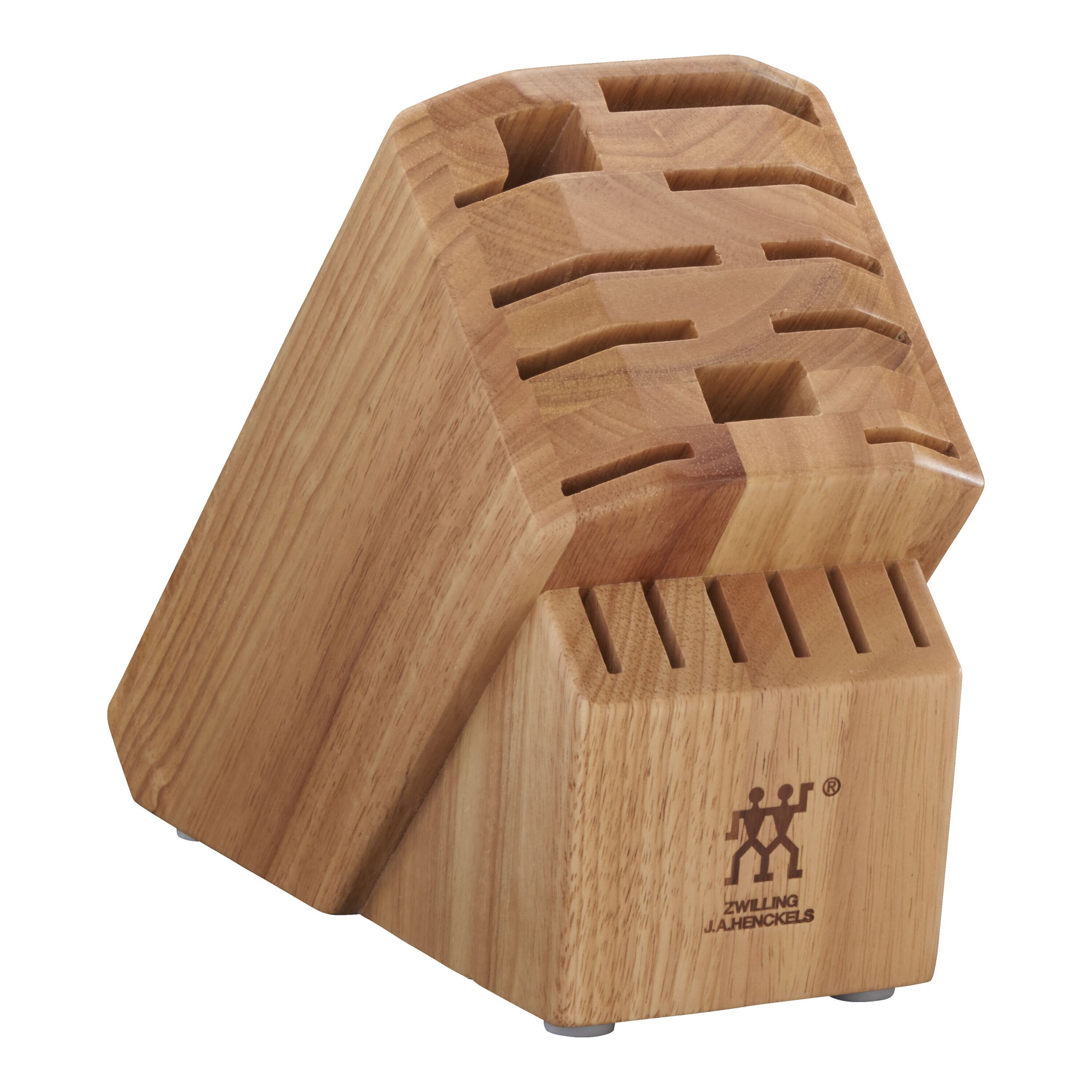 ZWILLING Storage Rubberwood Pro Knife Block Empty