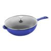 Cast Iron, 10-inch, Daily Pan With Glass Lid, Blueberry, small 1