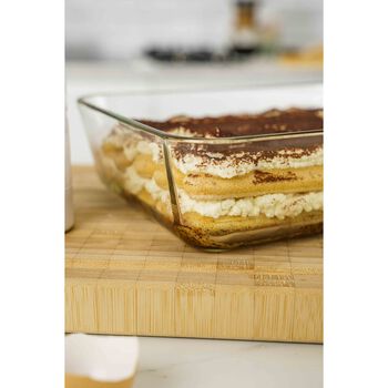 Vakumlu Fırın Kabı, Borosilikat Cam, Akdeniz Mavisi,,large 9