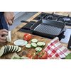 Grill Pans, 30 cm cast iron square American grill, black, small 4