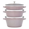 Cast Iron, 4-pc Stackable Set, Lilac, small 1
