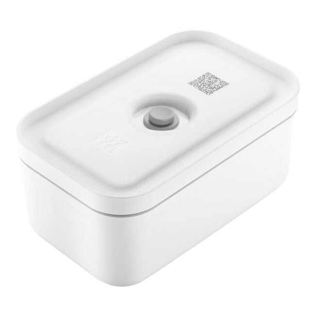 Vakuum Lunchbox M, Kunststoff, Weiß-grau