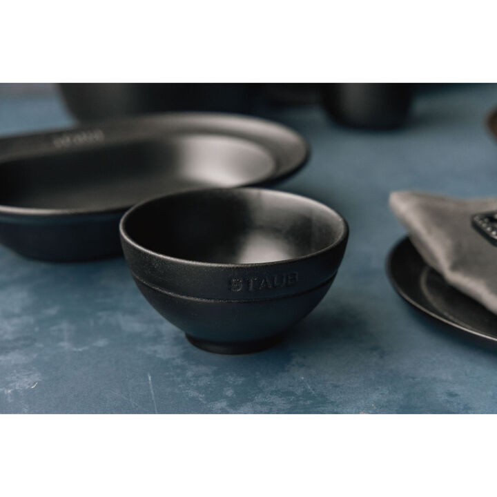 Dining Line, Le Chawan ルチャワン 11 cm, セラミック, ブラック, large 3