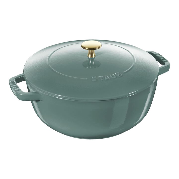 La Cocotte, 24 cm round Cast iron French oven eucalyptus, large 1