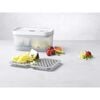 Drip tray set for plastic containers  , medium/large / 2-pc,,large