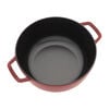 Cast Iron - Specialty Shaped Cocottes, 3.75 qt, Essential French Oven With Dragon Lid, Cherry, small 2