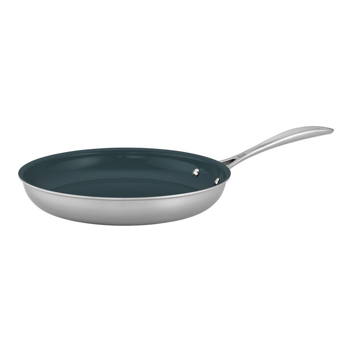 Clad CFX, 10-inch, Stainless Steel, Ceramic Coating, Non-stick, Frying Pan, large 1
