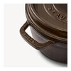 La Cocotte, 3.7 l cast iron round Cocotte, chocolate, small 3