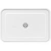 Fresh & Save, Vacuum gratin dish, glass, grey, small 3