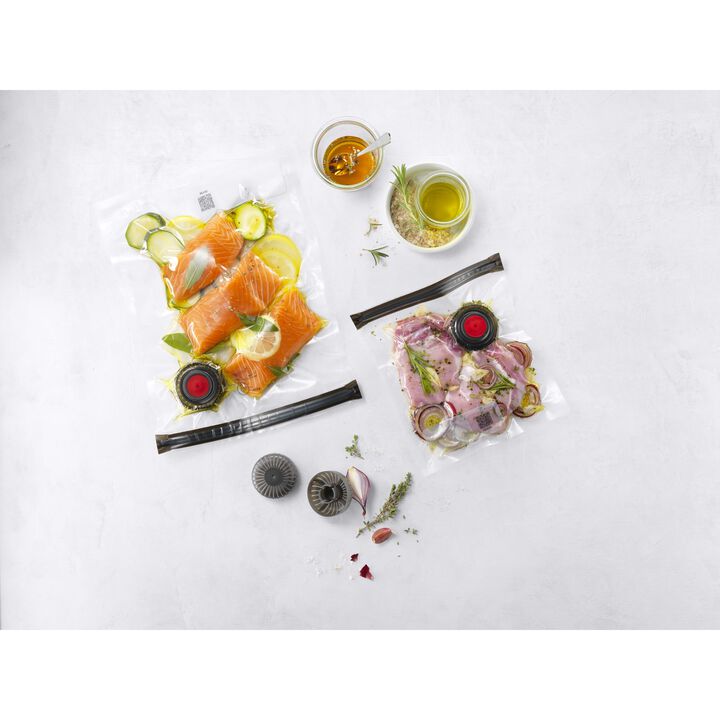 Fresh & Save, Vacuum accessory set liquid barrier, 6-pc, large 3