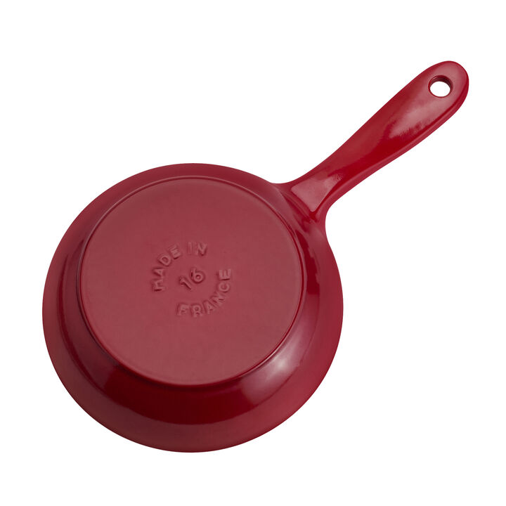 Pans, 16 cm / 6.5 inch cast iron Frying pan, cherry, large 4