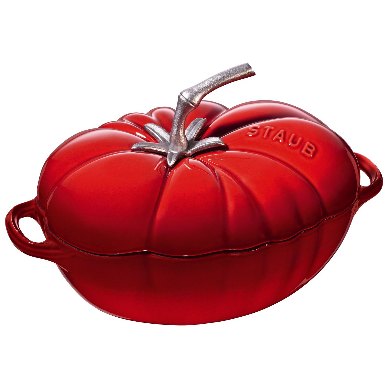 Cocotte 25 cm, Tomate, Kirsch-Rot, Gusseisen,,large 9