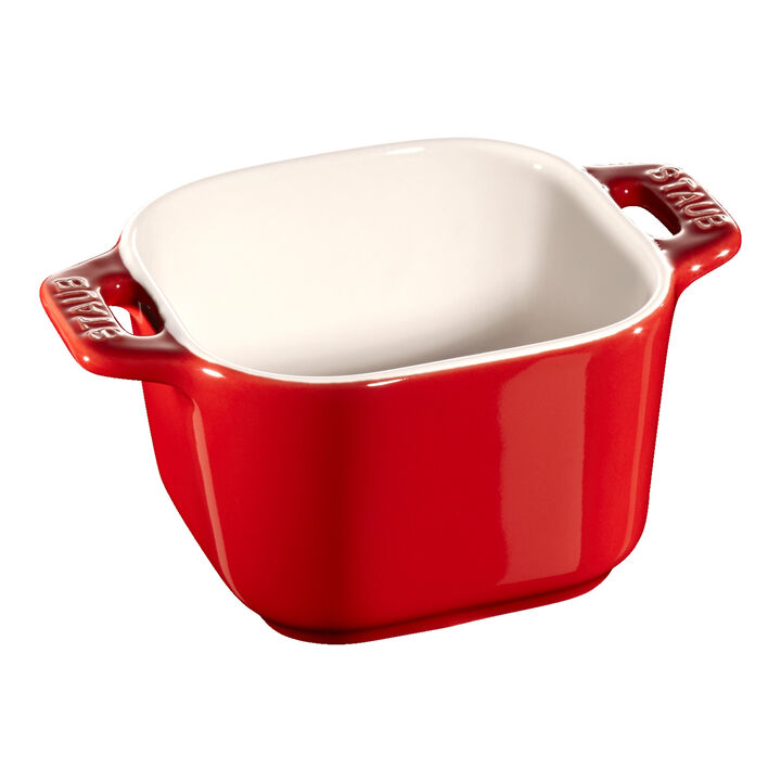 Ceramique, ピコ・ココットセット 2-個, スクエア, チェリー, セラミック, large 2