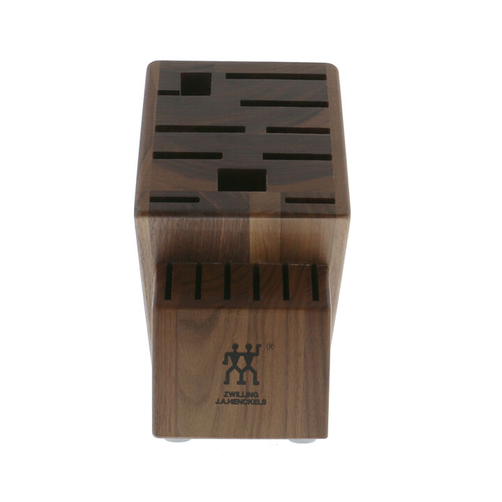 Storage, Walnut, TWIN Knife Block Empty, large 2