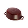 4.25 l cast iron oval Cocotte, grenadine-red,,large