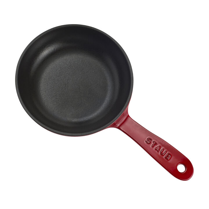 Pans, 16 cm / 6.5 inch cast iron Frying pan, cherry, large 3