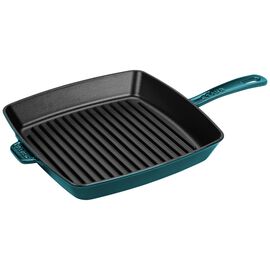 Staub Grill Pans, 30 cm cast iron square American grill, la-mer
