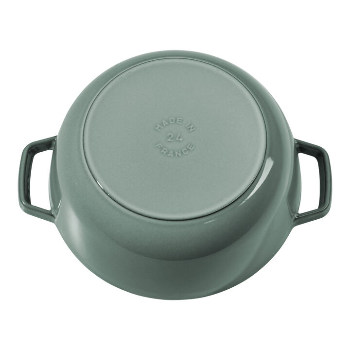 La Cocotte, 24 cm round Cast iron French oven eucalyptus, large 2