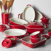 Ceramique, Set de bandejas de horno M/L/XL 3-pzs, Cereza, small 6