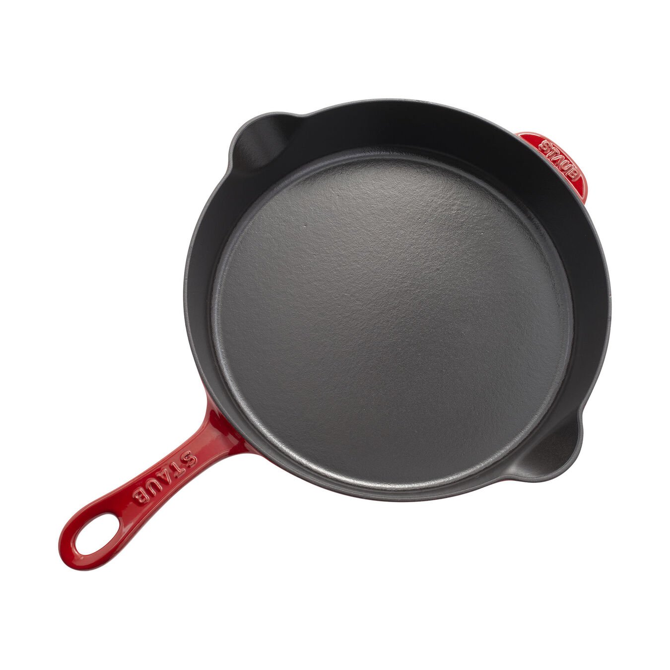 28 cm / 11 inch cast iron Frying pan, cherry - Visual Imperfections,,large 2