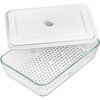 Fresh & Save, Set Griglie per contenitori in vetro, Contenitore per frigorifero/Piatto gratin / 2-pz., small 4