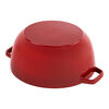 La Cocotte, 5.25 qt, Essential French Oven with Horse Lid, cherry, small 8