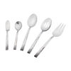 King (polished), 45-pc Hammered Flatware Set, 18/10 Stainless Steel , small 6