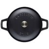 Specialities, 20 cm round Cast iron La Coquette black, small 4