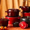 La Cocotte, 24 cm round Cast iron Cocotte grenadine-red, small 6