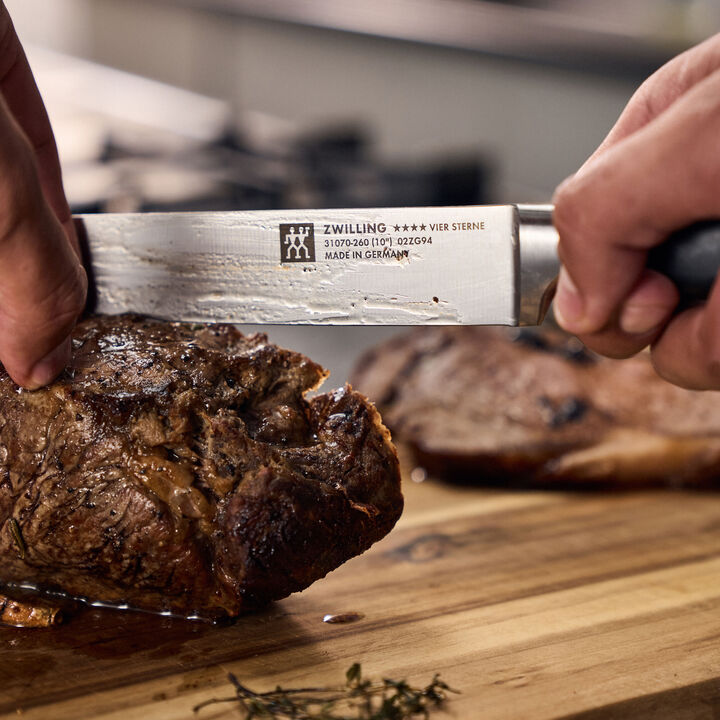 **** VIER STERNE, Schinkenmesser 26 cm, Glattschliff, large 2