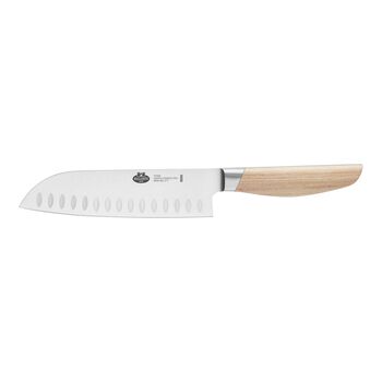 Couteau santoku 18 cm, Nature, Tranchant alvéolé,,large 1