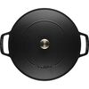 2.5 l cast iron round Saute pan Chistera, black,,large