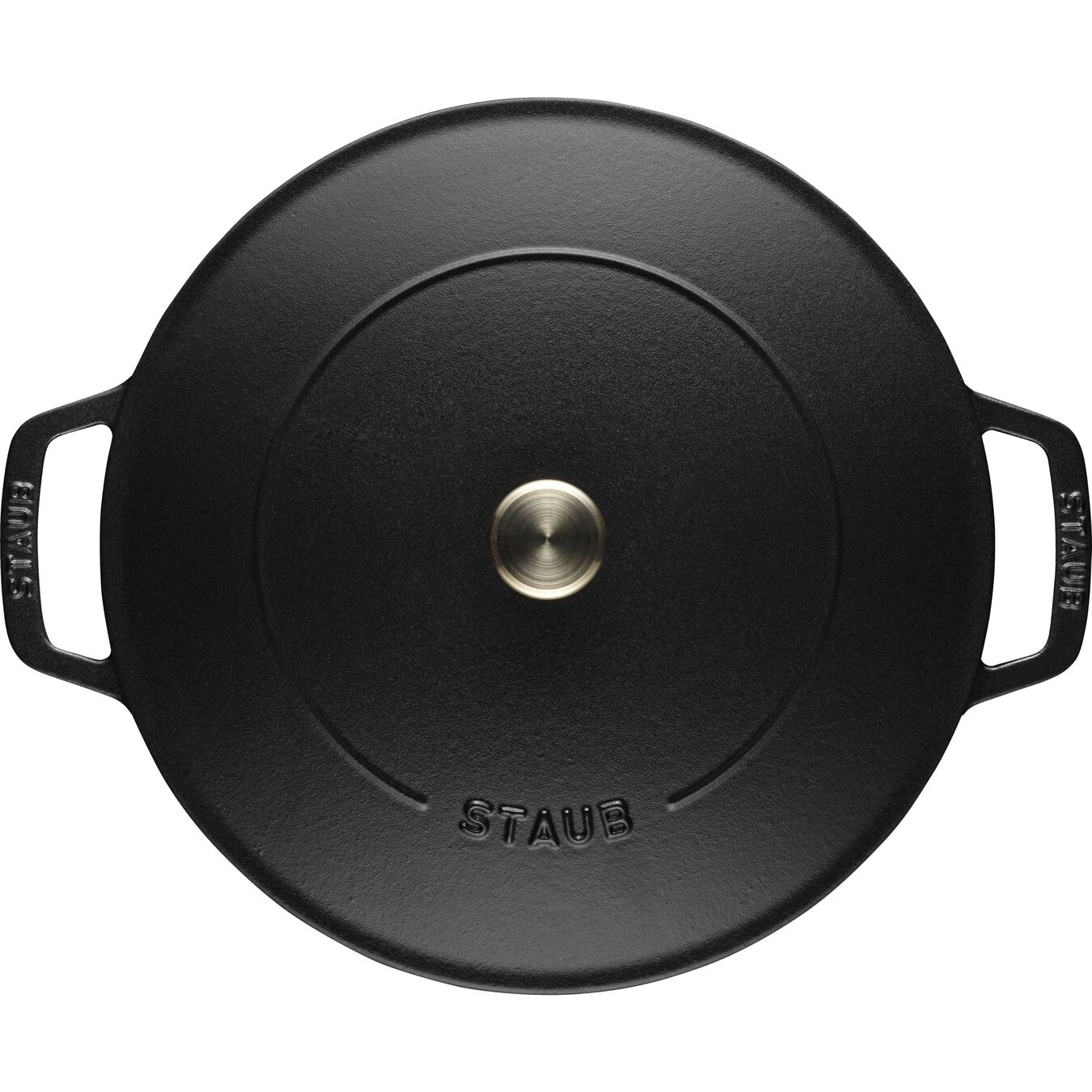 24 cm round Cast iron Saute pan Chistera black,,large 4