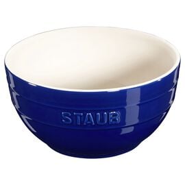 Staub Ceramic - Bowls & Ramekins, 6.5-inch, Large Universal Bowl, dark blue