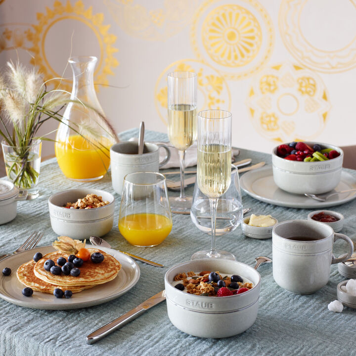 Morgenmadssæt, 6 stk., White Truffle, large 2