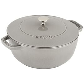 Staub La Cocotte, 3.6 l cast iron round French oven, graphite-grey