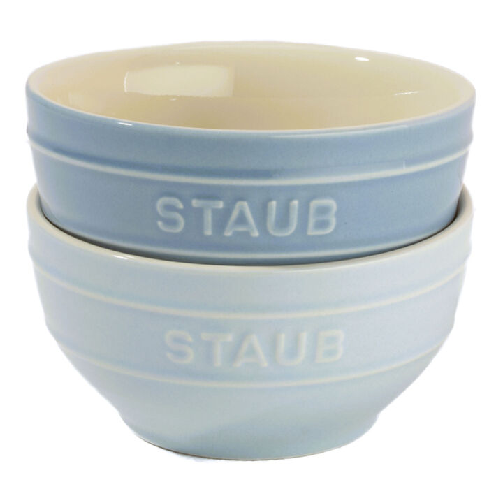 Ceramique, ボウルセット マカロンブルー 12 cm / 2-個, large 1