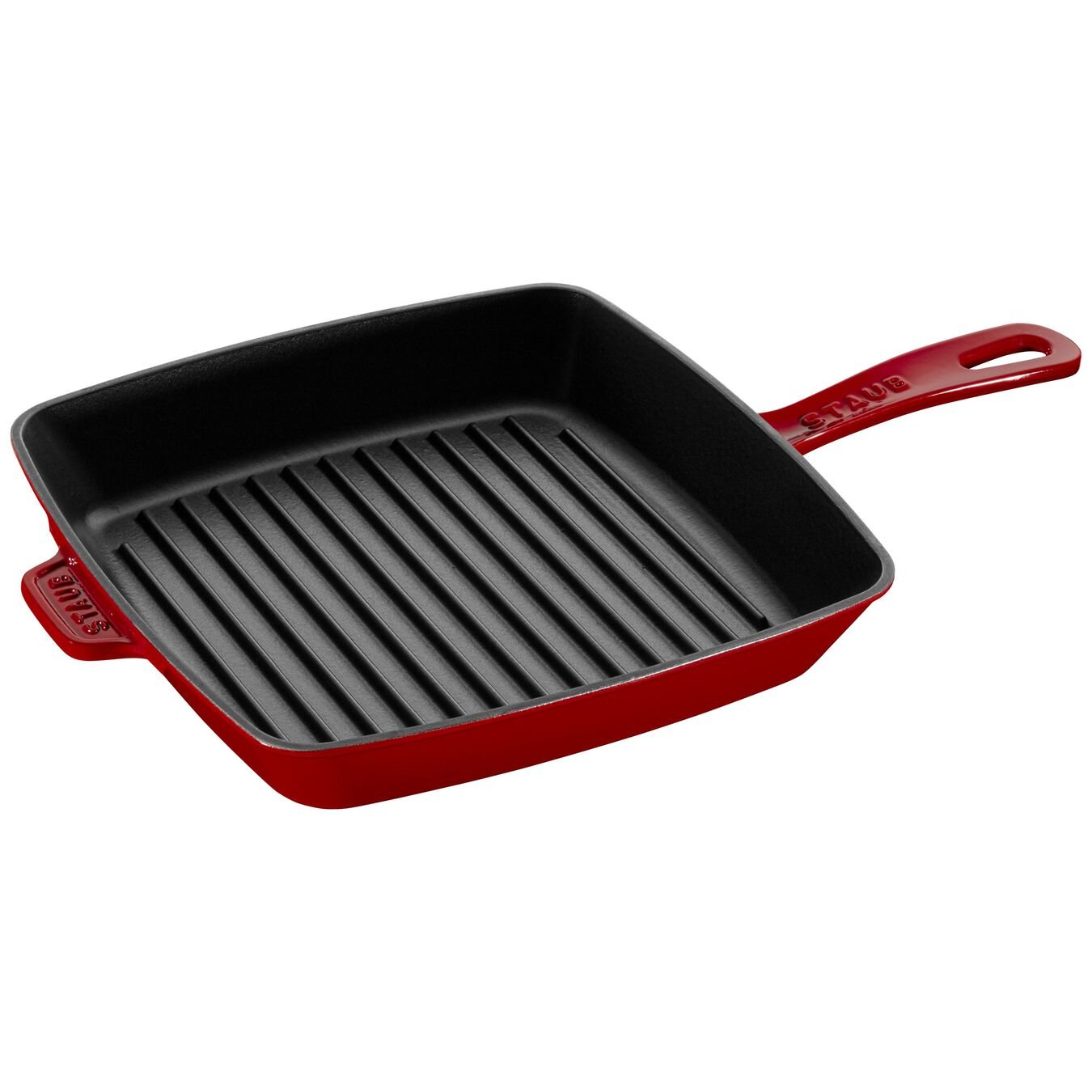 26 cm square Cast iron American grill cherry,,large 1